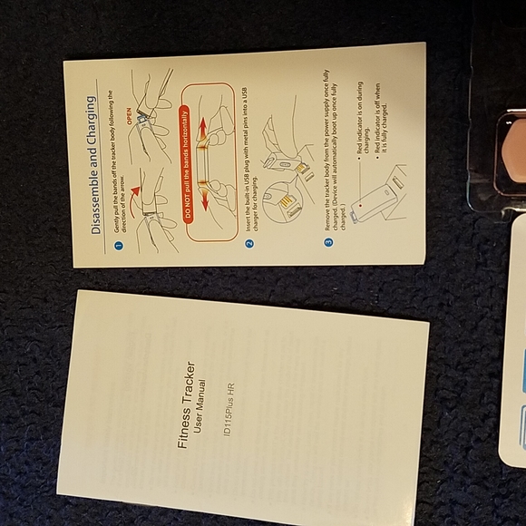 New in box fitness tracker! Pink. Monitors heart rate, sleep, calories, etc. - Picture 4 of 7